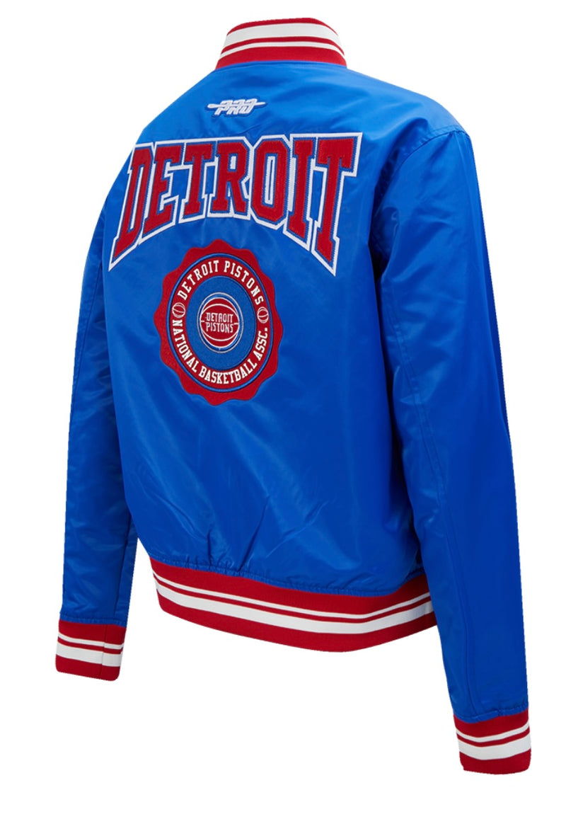 Pro standard Detroit Pistons Satin 313 Jacket - Royal