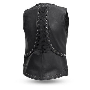 Empress Women's Motorcycle Leather Vest Women's Leather Vest First Manufacturing Company   