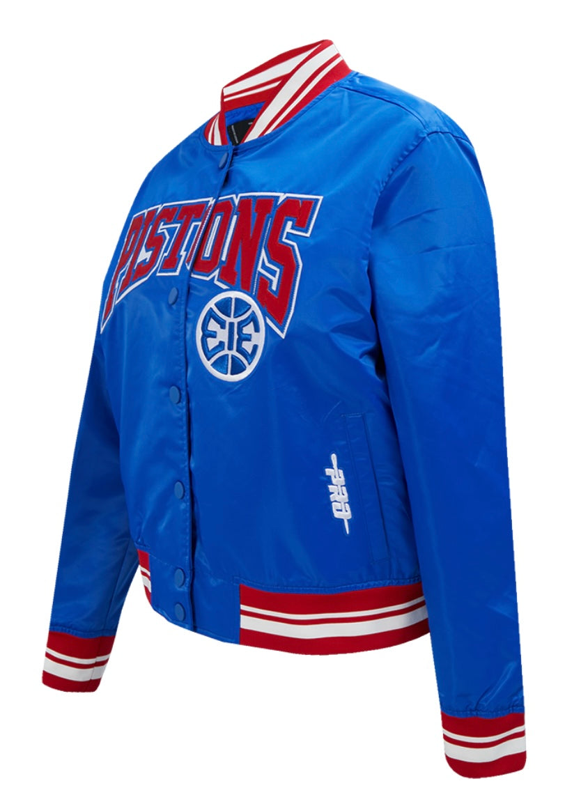 Pro standard Detroit Pistons Satin 313 Jacket - Royal