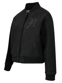 Ladies Pro Standard Detroit Tigers Bling Varsity Jacket