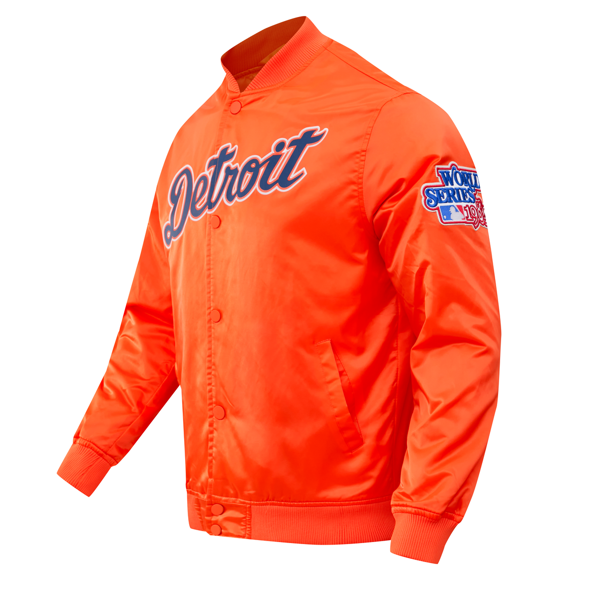 Pro standard Detroit Script Tigers Satin Jacket - Orange – Donna Pro standard Detroit Script Tigers Satin Jacket - Orange – Donna