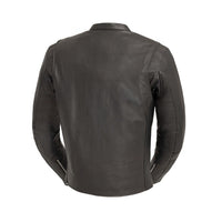 Titan Men's Motorcycle Leather Jacket Men's Leather Jacket First Manufacturing Company   