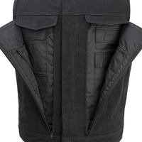Fairfax V2 Men's Motorcycle Canvas Vest Men's Canvas Vests First Manufacturing Company   