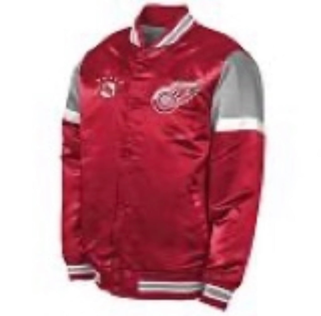 Mitchell and Ness Kids Detroit Red Wings Satin Jacket