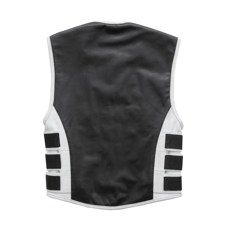 Jailbreak - Men's Swat Style Motorcycle Leather Vest Factory Customs First Manufacturing Company   