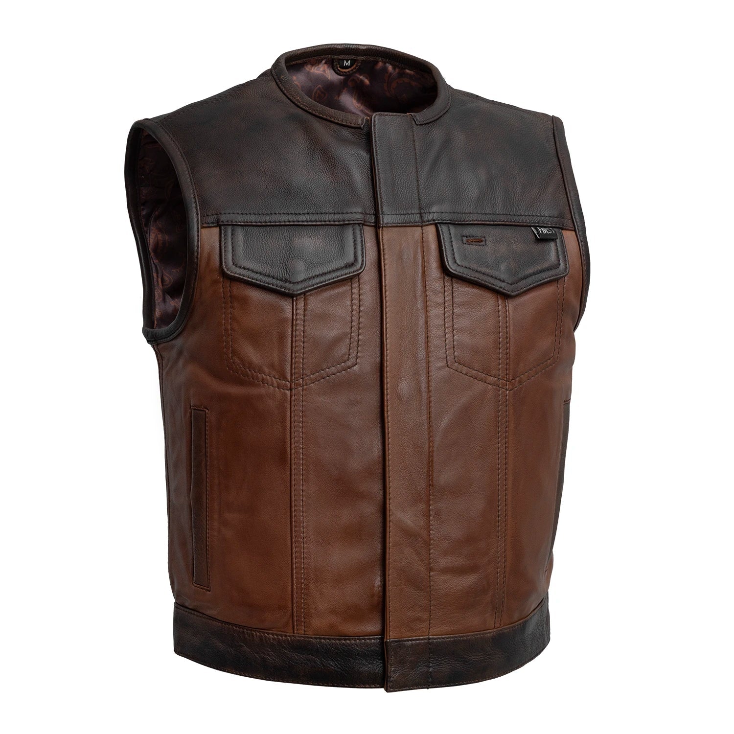 【新品未使用】RIDERS FAKE LEATHER VEST DHgate.com:Mens Faux Leather Motorcycle Vest, Skull