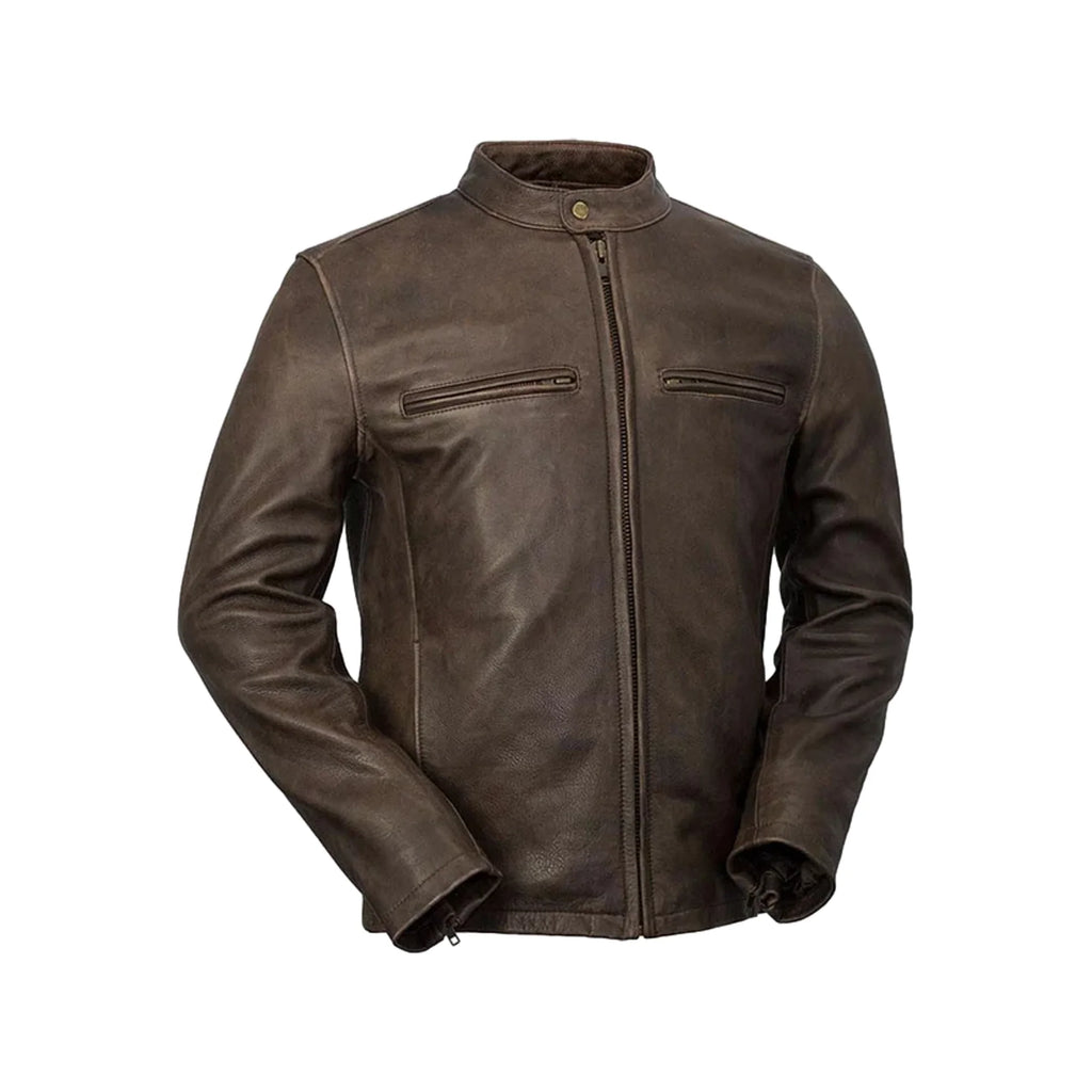 Maine Mens Leather Jacket Men's Leather Jacket FMCo   