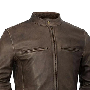 Maine Mens Leather Jacket