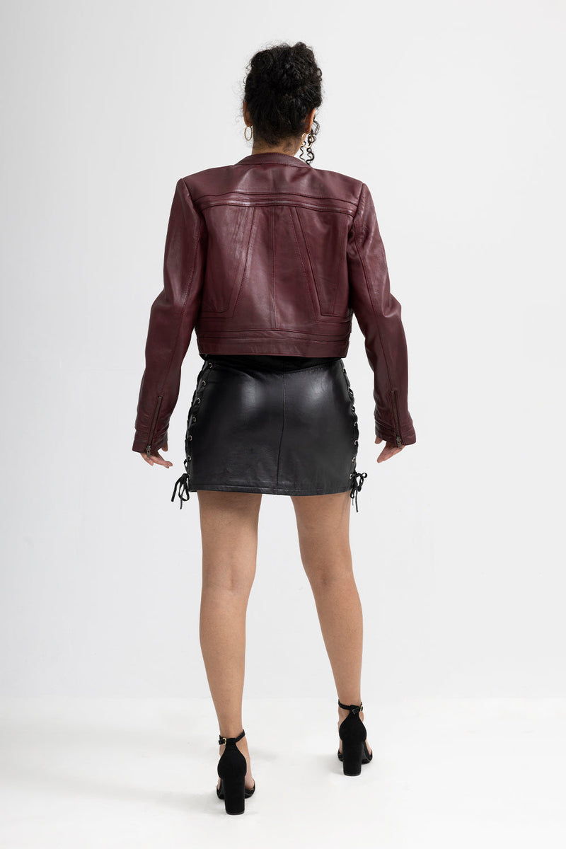 Pixie Womens Fashion Leather Jacket