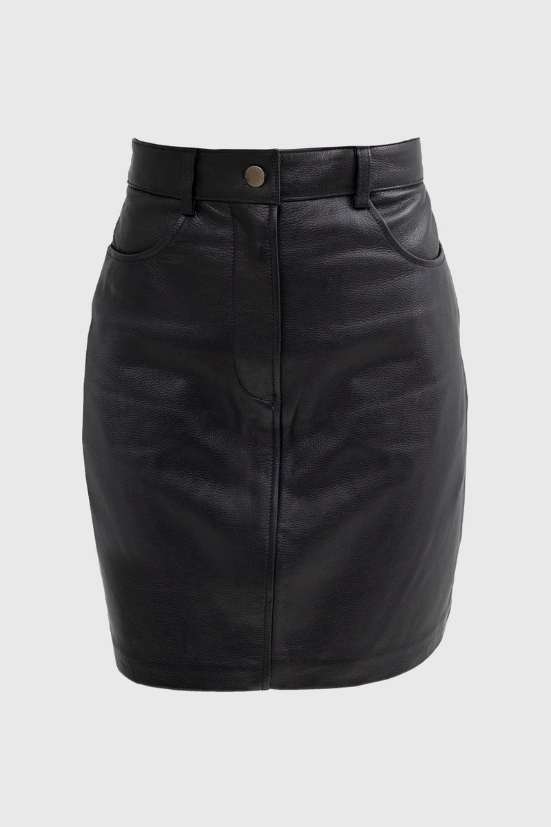 Fashion Leather Pencil Skirt Maddie