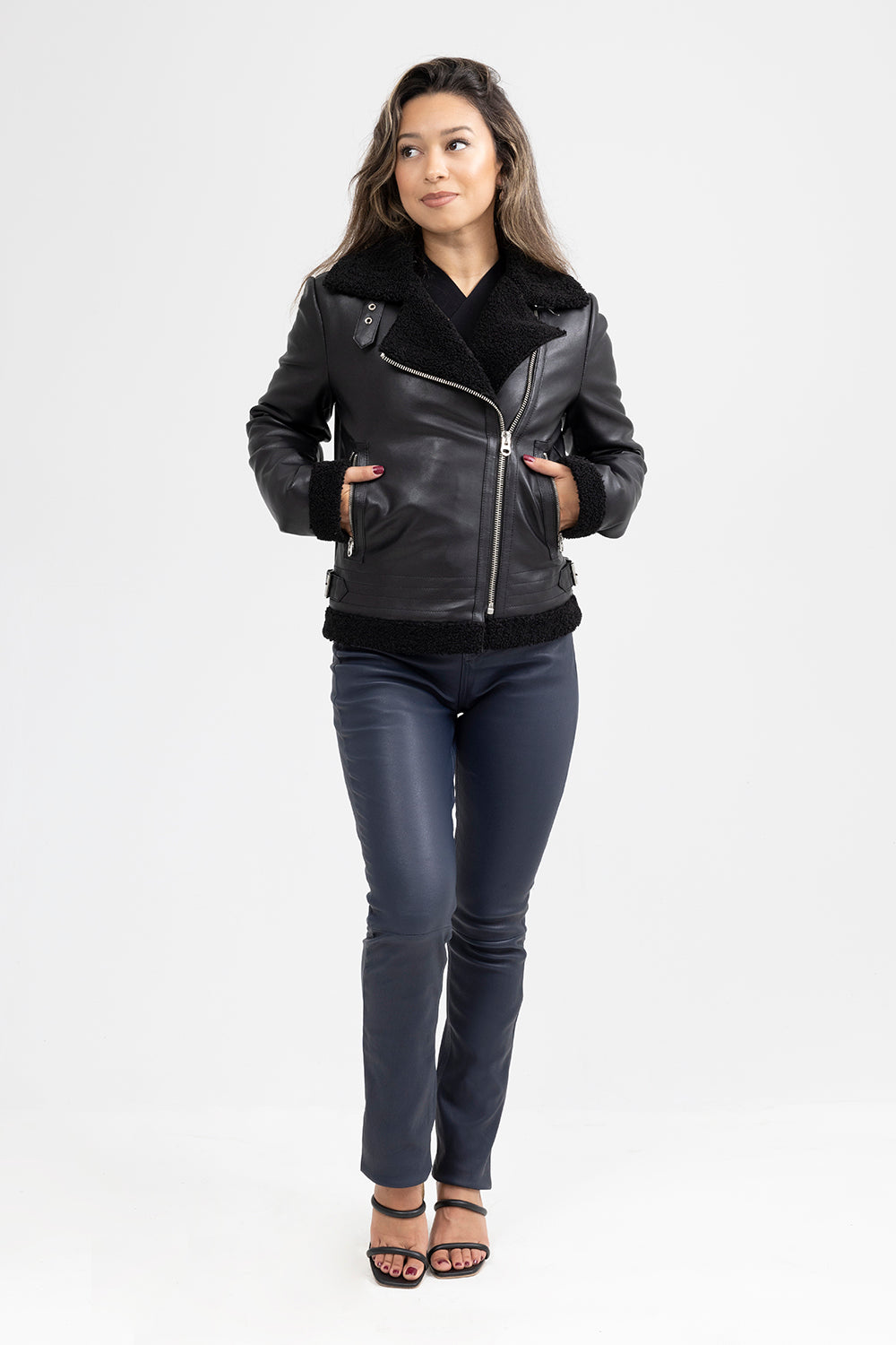 Chelsea - Women's Leather Jacket Women's Leather Jacket Whet Blu NYC   