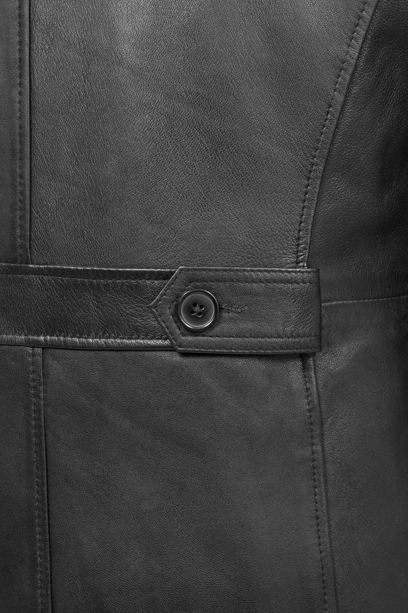 Parker Mens Fashion Leather Jacket Men's Leather Jacket Whet Blu NYC   