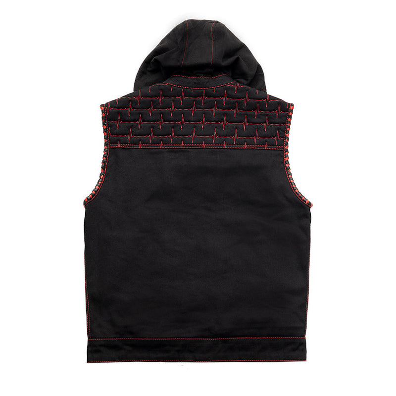 Pulse - Men's Twill Motorcycle Vest - Limited Edition Factory Customs First Manufacturing Company S  