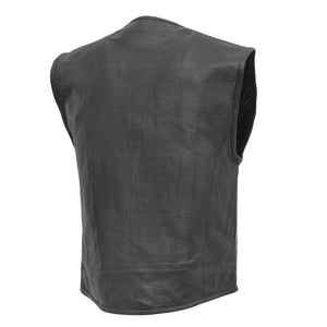 Raceway - Men's Perforated Men's Motorcycle Leather Vest Men's Leather Vest First Manufacturing Company   