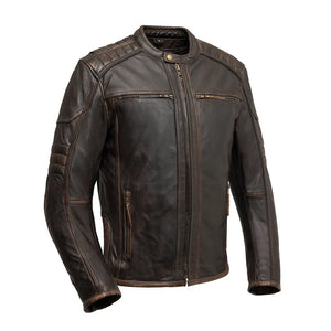Rider Club - Men's Leather Motorcycle Jacket
