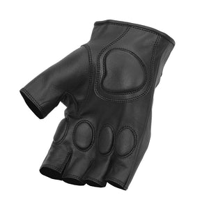 Slugger Men's Fingerless Leather Gloves Men's Deer Skin Gloves First Manufacturing Company   