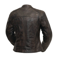 Trickster Motorcycle Leather Jacket Women's Leather Jacket First Manufacturing Company   