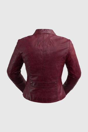 Rexie Womens Fashion Leather Jacket Women's Leather Jacket Whet Blu NYC   