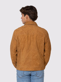 JACOB - Men's Suede Lifestyle Leather Jacket  FMCo   