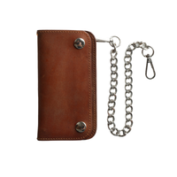 SMALL TRUCKER - Vegetable Tanned Leather Wallet  First Manufacturing Company   