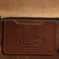 SMALL TRUCKER - Vegetable Tanned Leather Wallet  First Manufacturing Company   