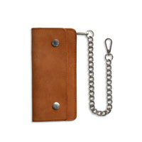 LARGE TRUCKER - Vegetable Tanned Leather Wallet  First Manufacturing Company   