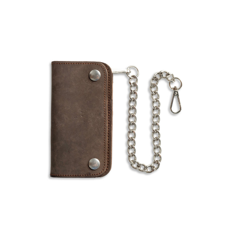 SMALL TRUCKER - Vegetable Tanned Leather Wallet  First Manufacturing Company   