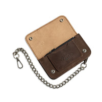 SMALL TRUCKER - Vegetable Tanned Leather Wallet Accessories First Manufacturing Company