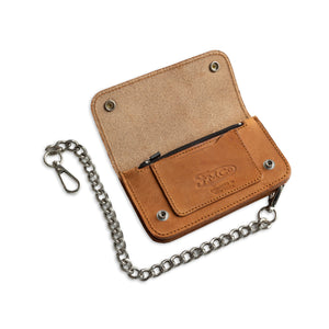 SMALL TRUCKER - Vegetable Tanned Leather Wallet Accessories First Manufacturing Company