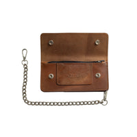 LARGE TRUCKER - Vegetable Tanned Leather Wallet  First Manufacturing Company   