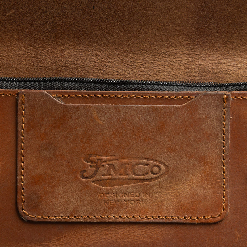 LARGE TRUCKER - Vegetable Tanned Leather Wallet Accessories First Manufacturing Company