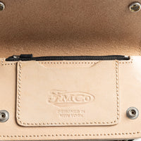 SMALL TRUCKER - Vegetable Tanned Leather Wallet  First Manufacturing Company   