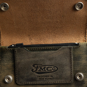 SMALL TRUCKER - Vegetable Tanned Leather Wallet Accessories First Manufacturing Company