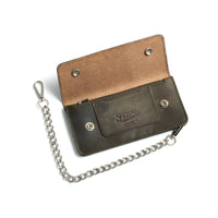 LARGE TRUCKER - Vegetable Tanned Leather Wallet Accessories First Manufacturing Company