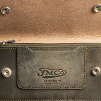 LARGE TRUCKER - Vegetable Tanned Leather Wallet  First Manufacturing Company   