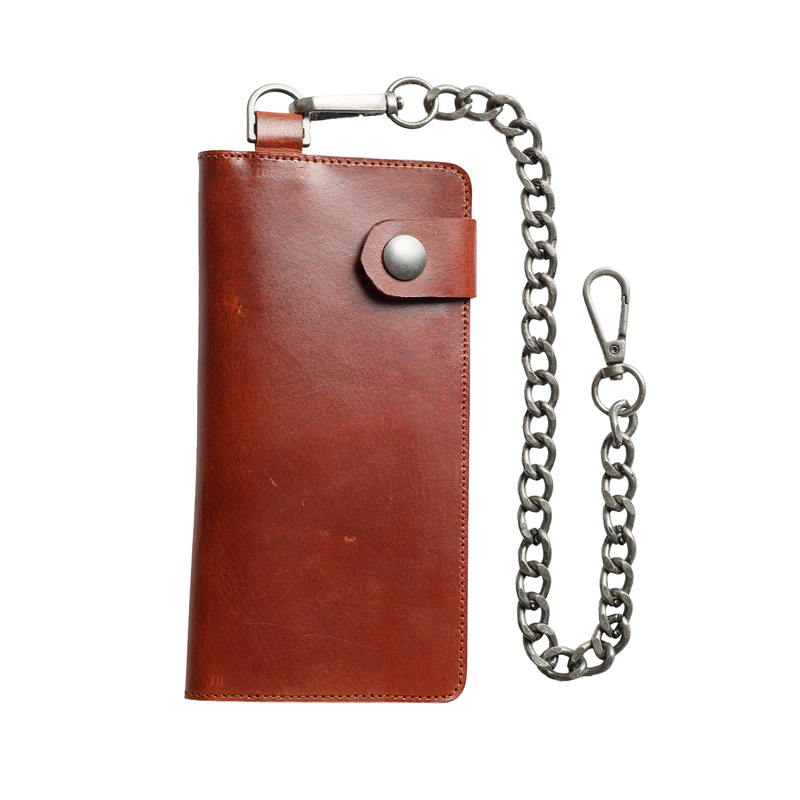 SMALL TRUCKER - Vegetable Tanned Leather Wallet  First Manufacturing Company   