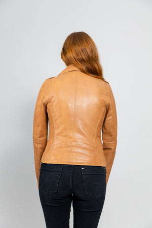 Harper Womens Moto Leather Jacket (Autumn) Women's Leather Jacket Whet Blu NYC   