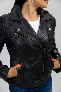 Betsy - Women's Fashion Lambskin Leather Jacket Women's Fashion Leather Jacket FMCo   