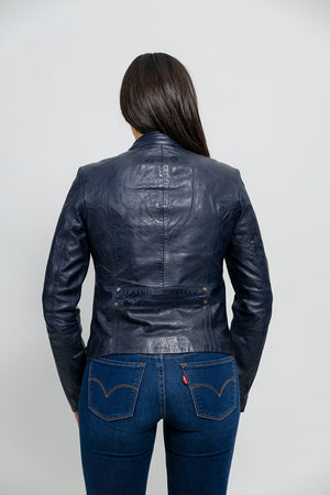 Rexie Womens Fashion Leather Jacket