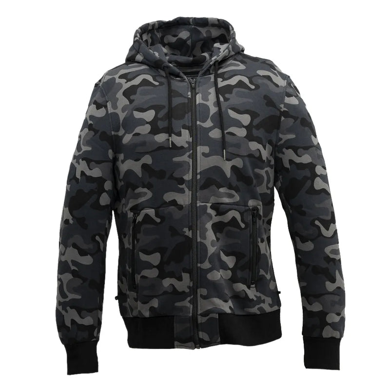 Zip-Up Hoodie Men's Hoodie First Manufacturing Company S Blue Camo 