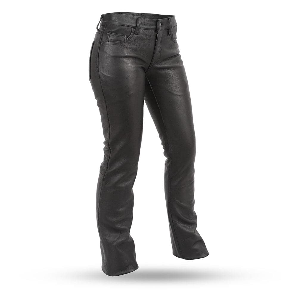 Alexis Women's Leather Pants Women's Leather Pants First Manufacturing Company Black 0