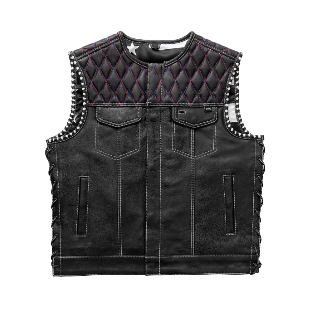 Americano Men's Club Style Leather Vest Factory Customs First Manufacturing Company S  