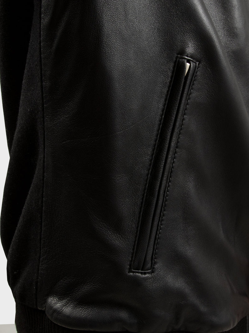 Andre Mens Varsity Leather Jacket – Donna Sacs Online