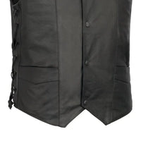 Carbine Men's Western Style Leather Motorcycle Vest Men's Leather Vest First Manufacturing Company