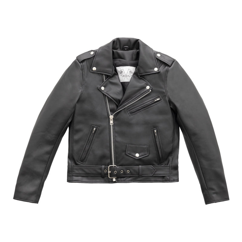 Cassandra - Women's Vegan Leather Motorcycle Jacket Women's Leather Jacket BH&BR COLLAB Black XS