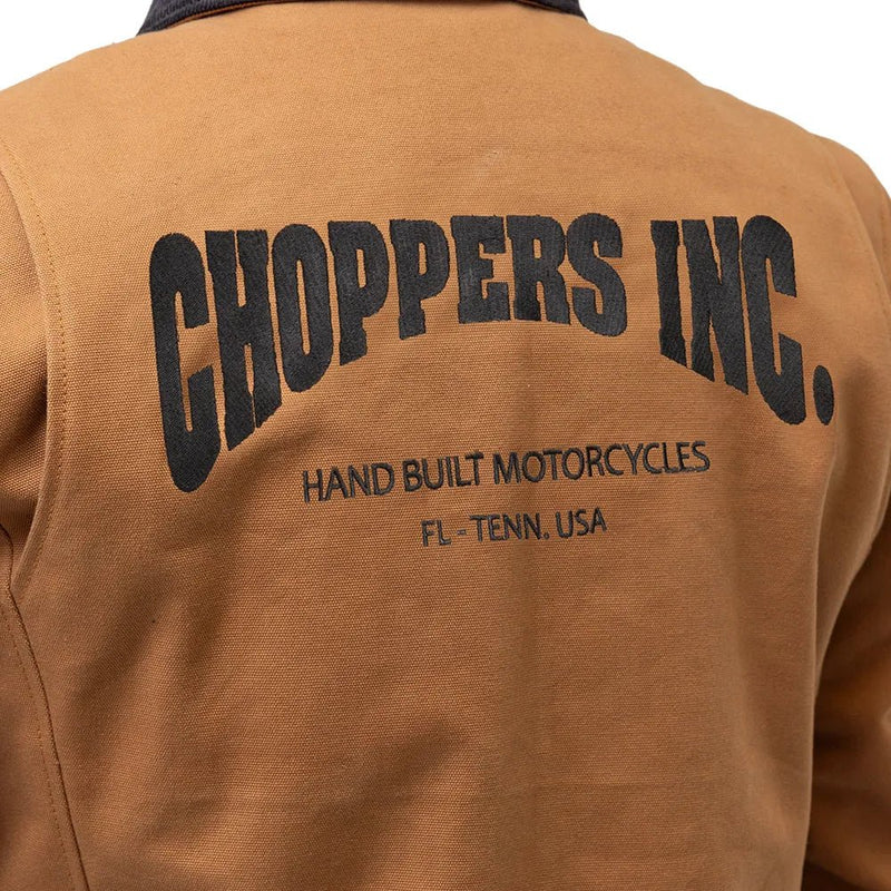 Choppers Inc - Lined Mechanic Jacket Men's Leather Jacket First Manufacturing Company