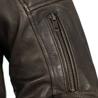 Commuter Men's Motorcycle Leather Jacket Men's Leather Jacket First Manufacturing Company   