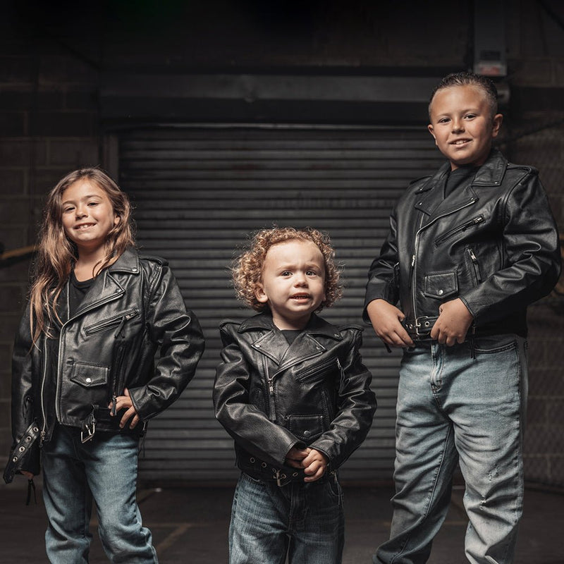 Cry Baby - Kid's Leather Jacket Children's Clothing First Manufacturing Company   