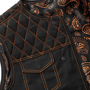 Dart - Men's Denim Vest - Limited Edition Factory Customs First Manufacturing Company   