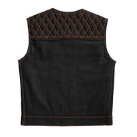 Dart - Men's Denim Vest - Limited Edition Factory Customs First Manufacturing Company   